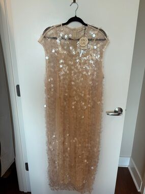 NWT VRG GRL Astrid Sequin Maxi Dress